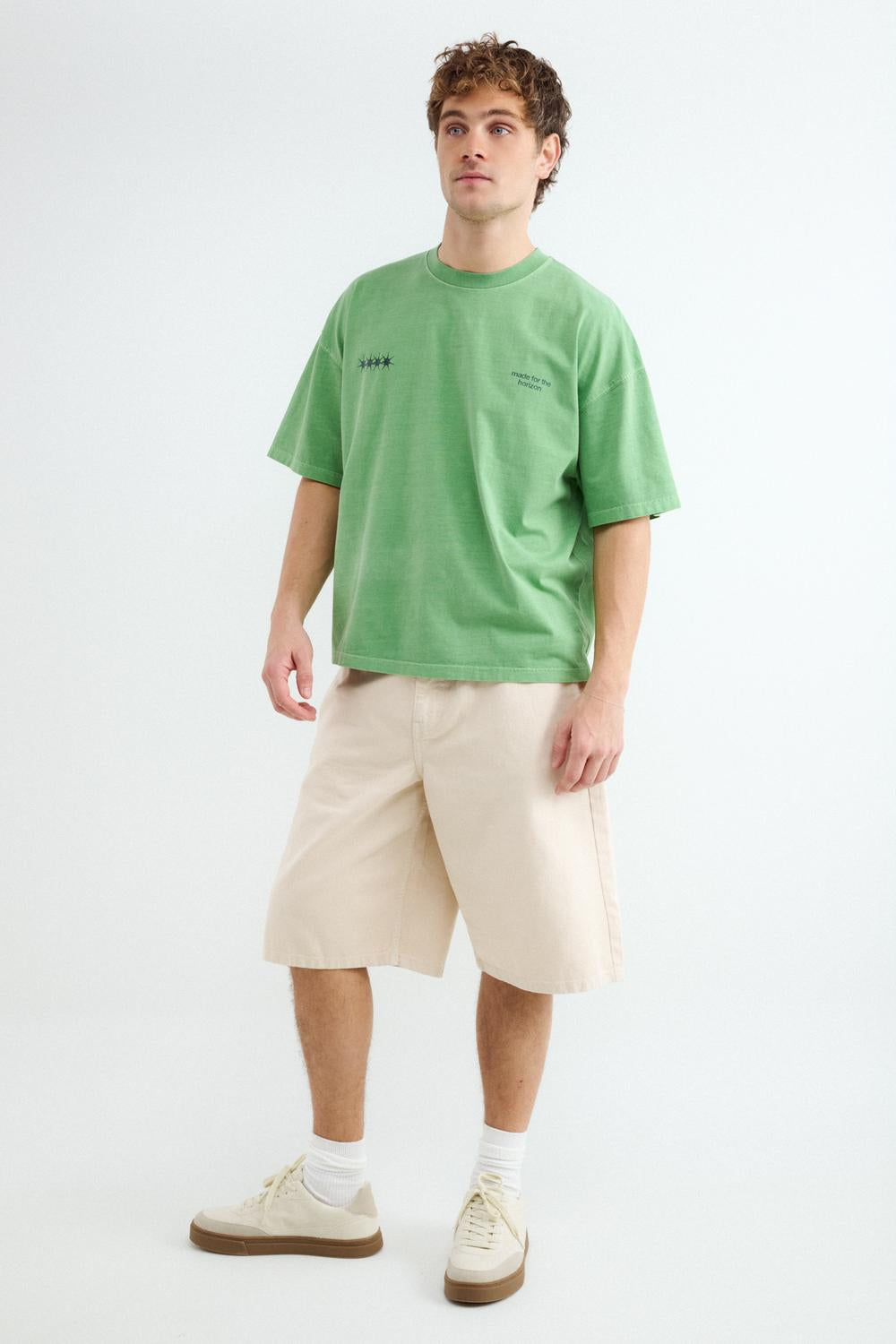 Remera Boxy Freedom Destination - Classic Green