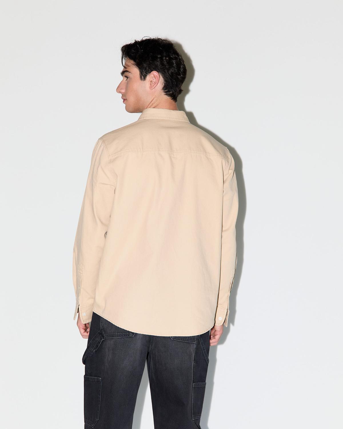 Camisa Regular Fit Heavy Cotton - Safari