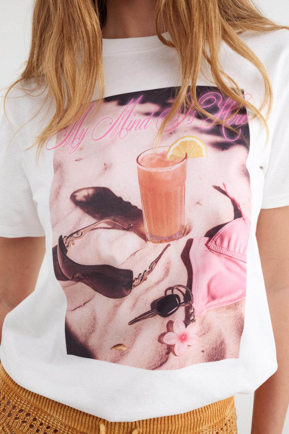 Remera Regular Juice - White