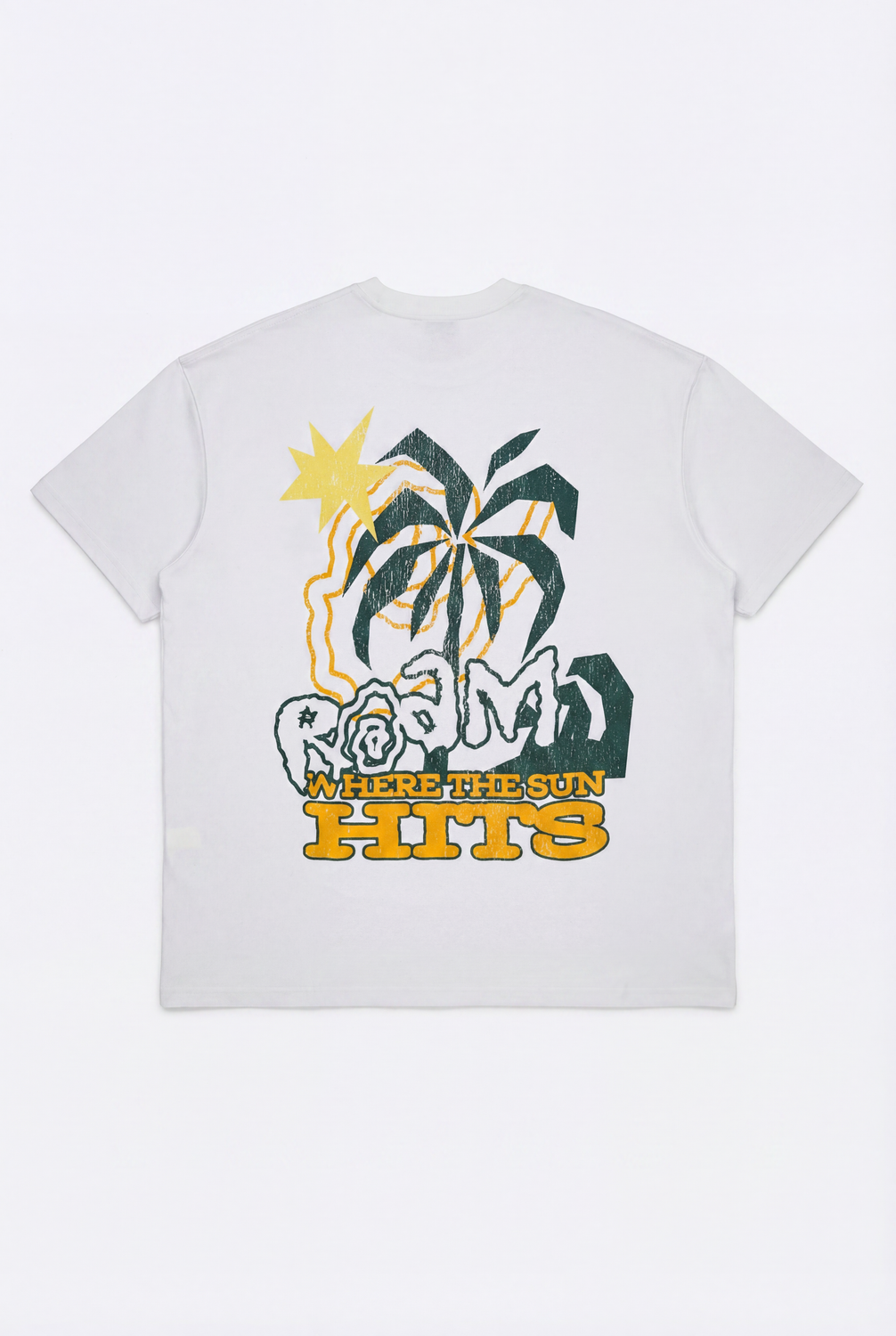 Remera Relaxed Fit 90S Surf - White