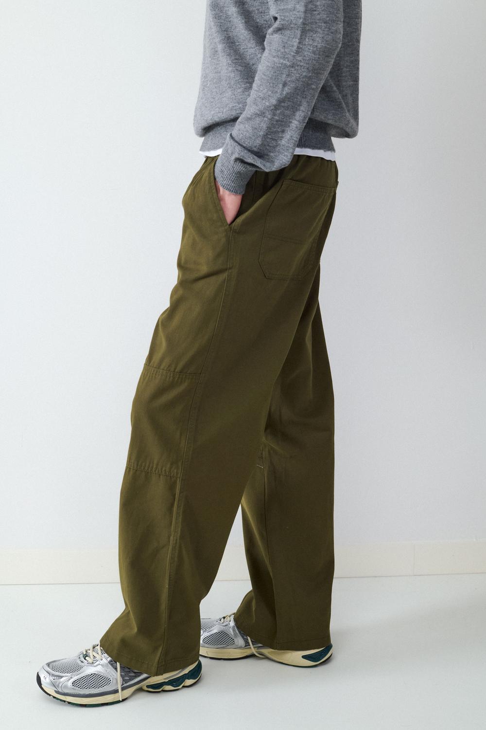 Pantalón STRAIGHT FIT ELASTIC NACHO - Khaki